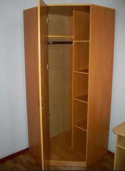 шкаф угловой 3У Алекса-СМ (800х800 h-2050мм ) X460212 фото