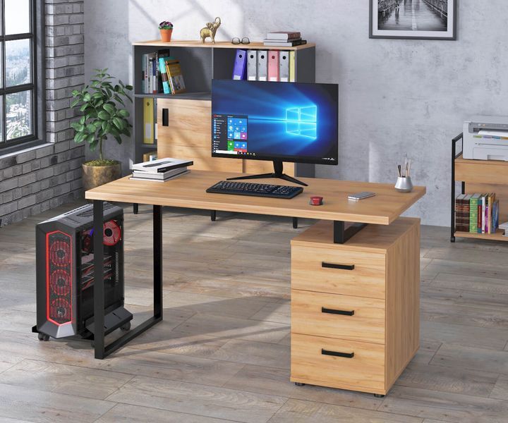 стіл письмовий L-27 Макс 750х1350х650мм Loft Design X70008 фото