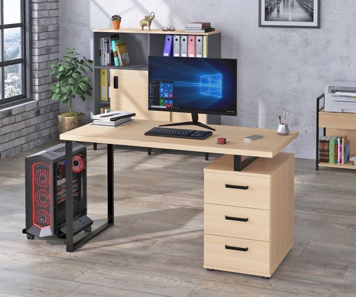 стіл письмовий L-27 Макс 750х1350х650мм Loft Design X70008 фото