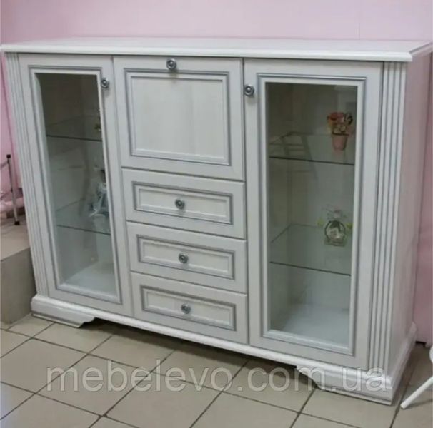комод-витрина с баром Вайт 2w3s1b (1610х450 h-1195мм) Гербор X9009600 фото