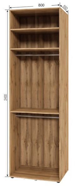 шкаф Спейс -1800 Мир Мебели (1800х570 h-2400мм) X51293 фото