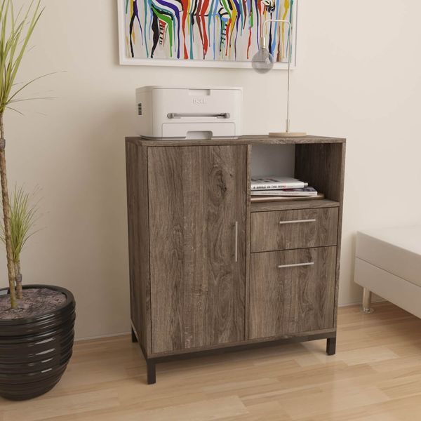 тумба офисная L-800 combi (800х400 h-910мм) Loft Design X70015 фото