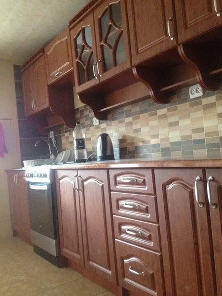 кухня Корона комлпект K300 2,6м яблоня Мебель Сервис K300 фото