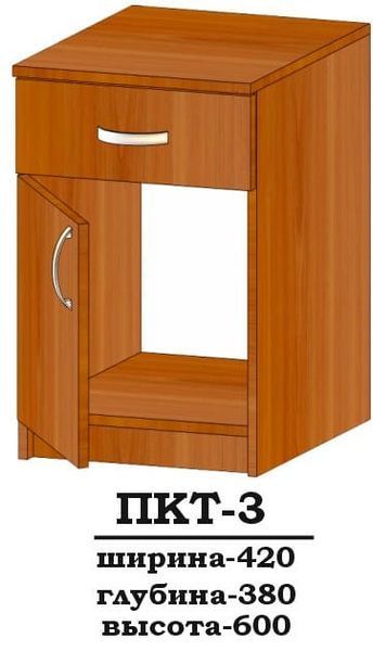 тумба приліжкова ПКТ-3 Алекса-СМ (420х380 h-600мм) X460275 фото