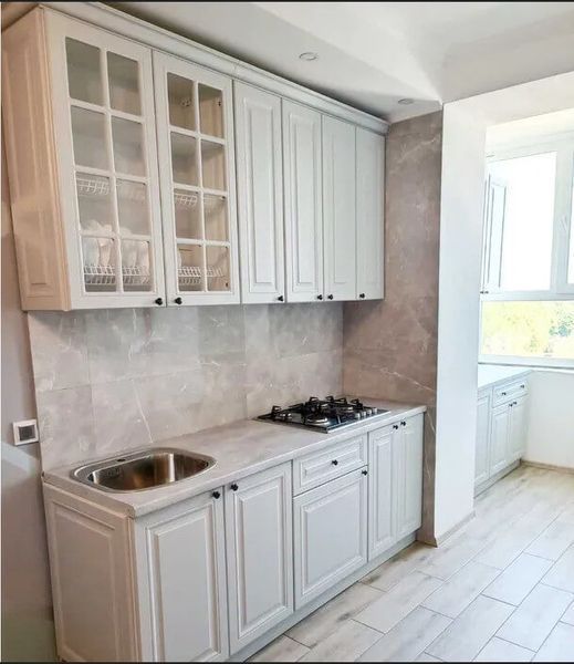 кухня Ника комлпект K810 4,45х2,2м h-920 дуб каменный Мебель Сервис K810 фото