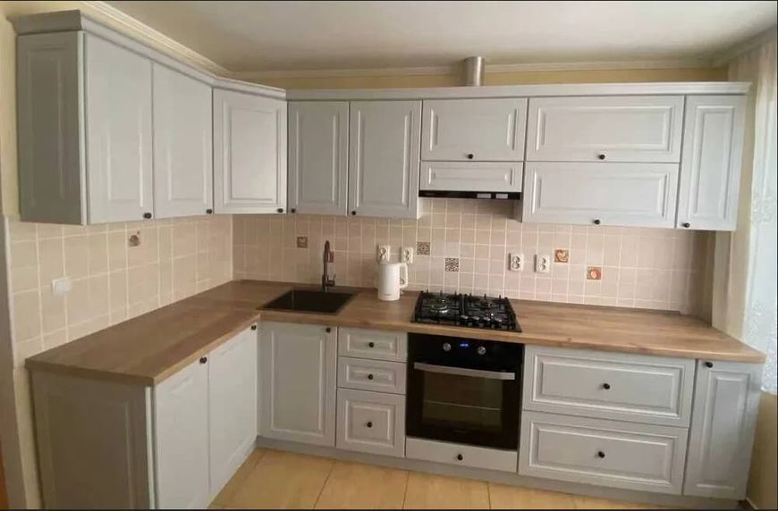 кухня Ника комлпект K810 4,45х2,2м h-920 дуб каменный Мебель Сервис K810 фото