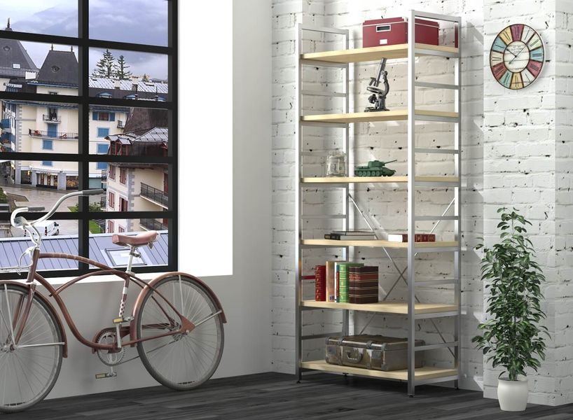 стеллаж L-190 (800х350 h-1950мм) Loft Design X70026 фото