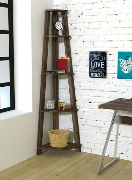 стеллаж L-180 угловой (611х432 h-1800мм) Loft Design X70027 фото