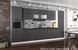 кухня Медисон комлпект K900 3,8м h-720 графит Мебель Сервис K900 фото 1