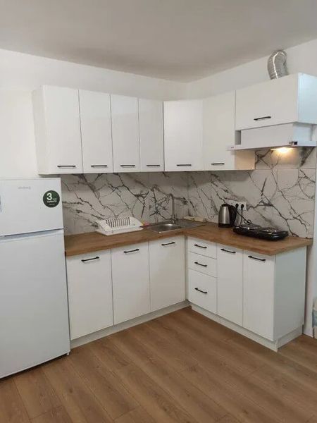 кухня Медисон комлпект K901 3,65х1,9м h-720 белый+графит Мебель Сервис K901 фото