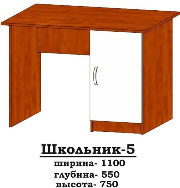 стіл письмовий Школяр-5 Алекса-СМ (1100х550 h-750мм) X460179 фото