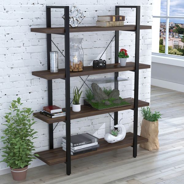 стелаж Сингл-4-1200 (1200х350 h-1545мм) Loft Design X70040 фото