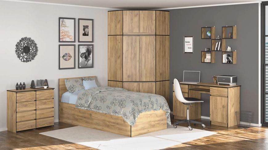 трюмо Бруклин 4Ш Мебель-Сервис (902х502 h-766мм) X10144 фото