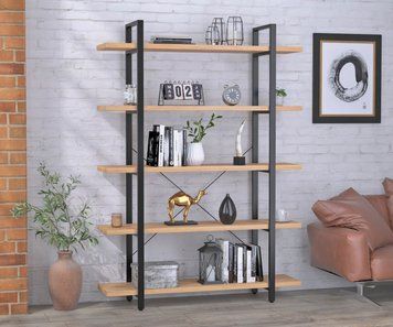 стеллаж Сингл-5-1350 (1350х350 h-1900мм) Loft Design X70043 фото