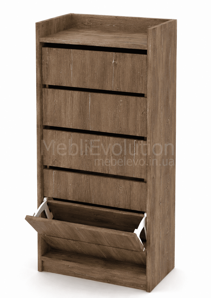 тумба для взуття -3 Алекса-СМ (450х260 h-1130мм) X460290 фото