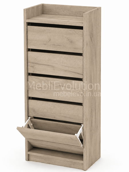 тумба для взуття -3 Алекса-СМ (450х260 h-1130мм) X460290 фото