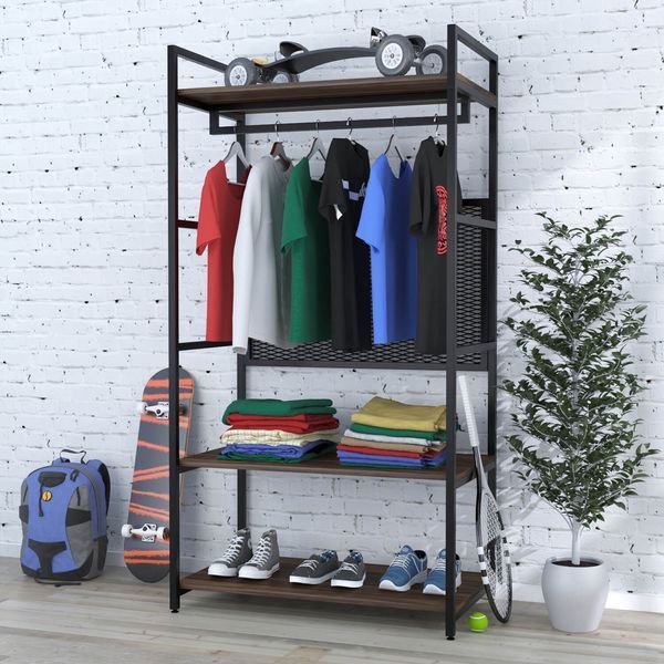 стелаж для одягу LV-100 (1004х550 h-1920мм) Loft Design X70044 фото