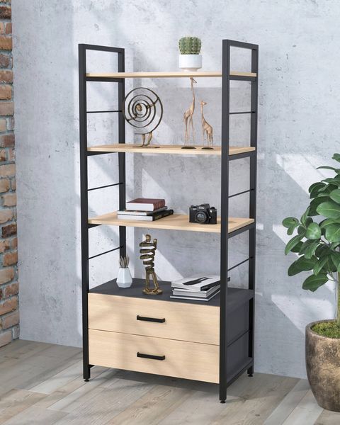 стеллаж L-155 с ящиками (700х375 h-1550мм) Loft Design X70045 фото