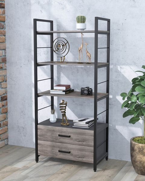 стеллаж L-155 с ящиками (700х375 h-1550мм) Loft Design X70045 фото