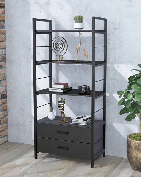 стеллаж L-155 с ящиками (700х375 h-1550мм) Loft Design X70045 фото