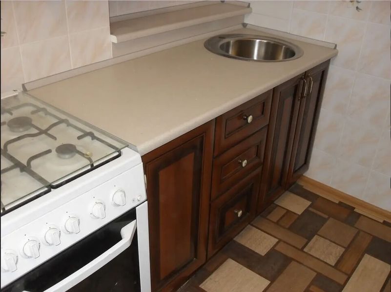 кухня Роял комплект K1900 3,5х2,6м горіх Меблі Сервіс K1900 фото