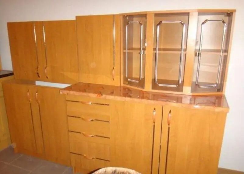 кухня Алина комлпект K130 2,8м ольха Мебель Сервис K130 фото