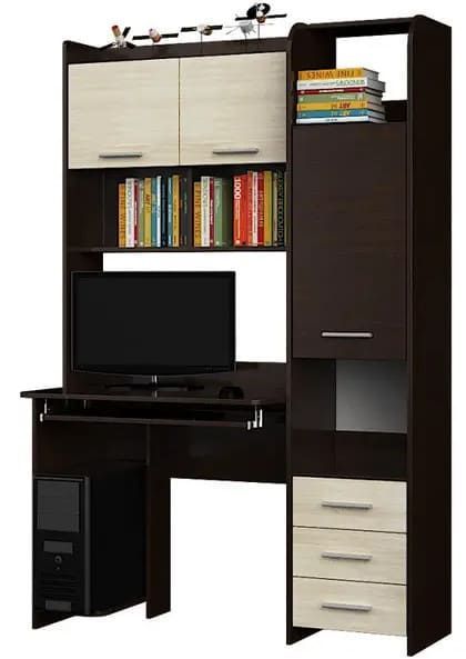 стол компьютерный Гимназист-2 Алекса-СМ (1250х550 h-1885мм ) X460195 фото