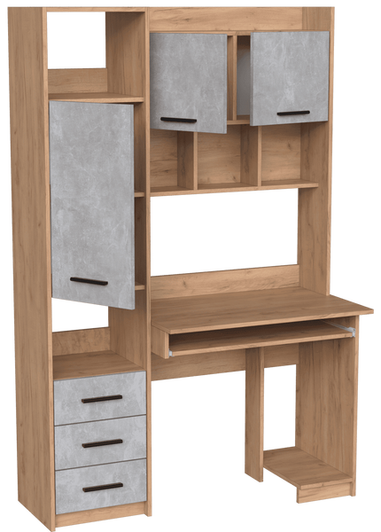стол компьютерный Гимназист-2 Алекса-СМ (1250х550 h-1885мм ) X460195 фото