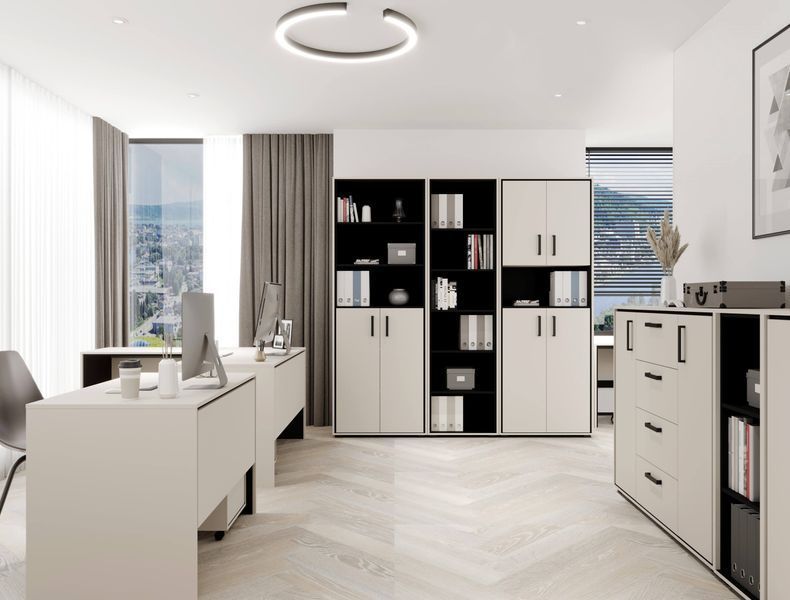 шкаф Прайм комбинированный SZF2DC (800х600 h-2200мм) Гербор X9061200 фото