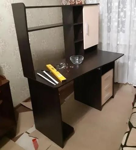 стол компьютерный Студент-Класс Алекса-СМ (1250х600 h-1480мм ) X460205 фото