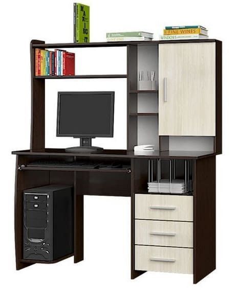 стол компьютерный Студент-Класс Алекса-СМ (1250х600 h-1480мм ) X460205 фото