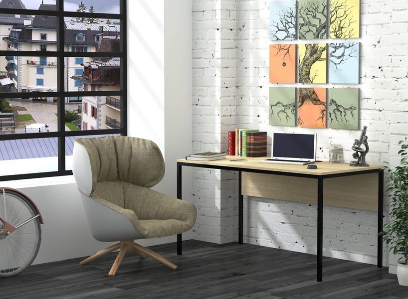 стіл письмовий L-3p 750х1380х700мм Loft Design X70003 фото