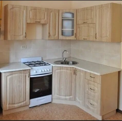 кухня Паула комплект K500 1,6х3,6х2м береза Меблі Сервіс K500 фото