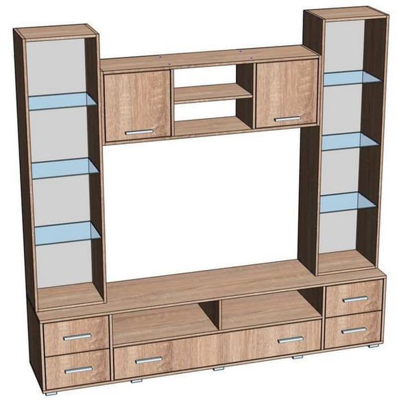 гостинная Бруклин Алекса-СМ (2050х400 h-1960мм ) X460336 фото